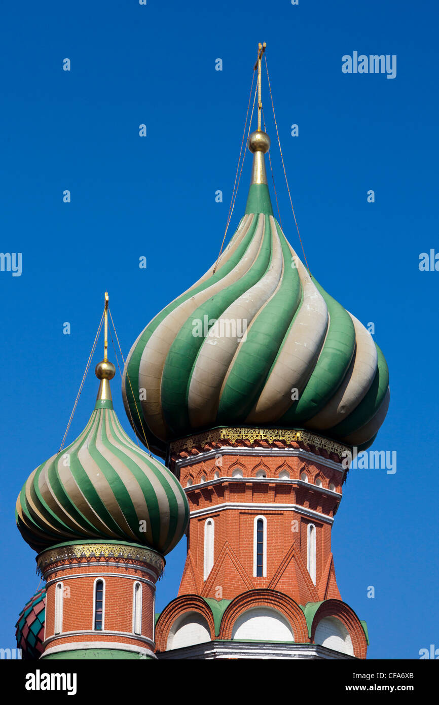 Russia, Europa, Mosca, città, a cupola, basilico, chiesa, bulboso, guglia, onion-cupola, tower Foto Stock