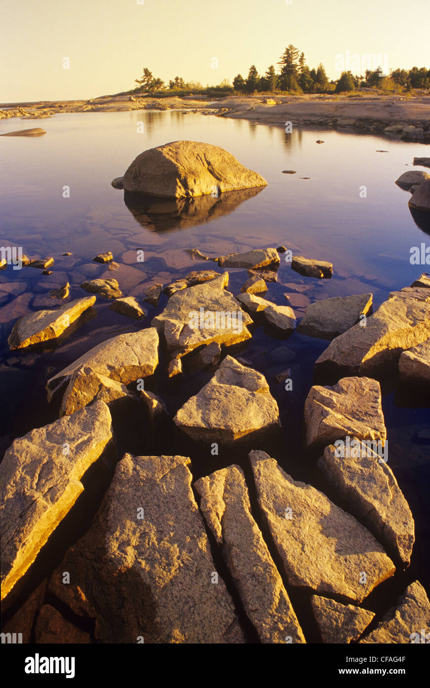 Head Island, trenta mille isole Georgian Bay, Ontario, Canada. Foto Stock