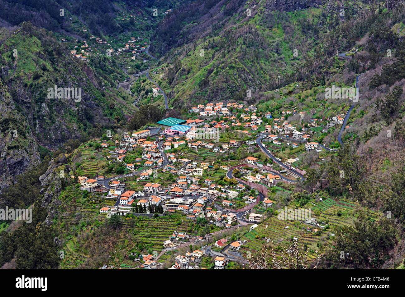 L'Europa, Portogallo, Republica Portuguesa, Madera, Curral il freira, Eira Do Serrado, Curral il freira, nun valley, luogo di io Foto Stock