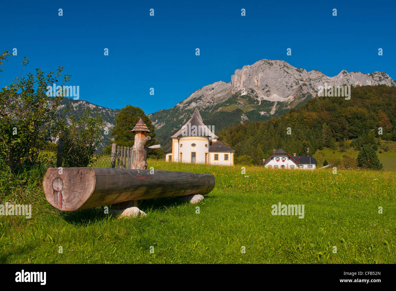 L'Europa, in Germania, in Baviera, Baviera, Berchtesgaden, Marktschellenberg, Ettenberg, Untersberg, montagna, montagne, Alpi, rel Foto Stock