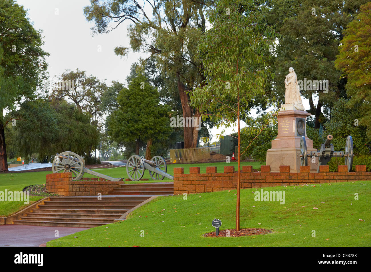 Statua di Victoria, Kings Park, Perth, Western Australia Foto Stock