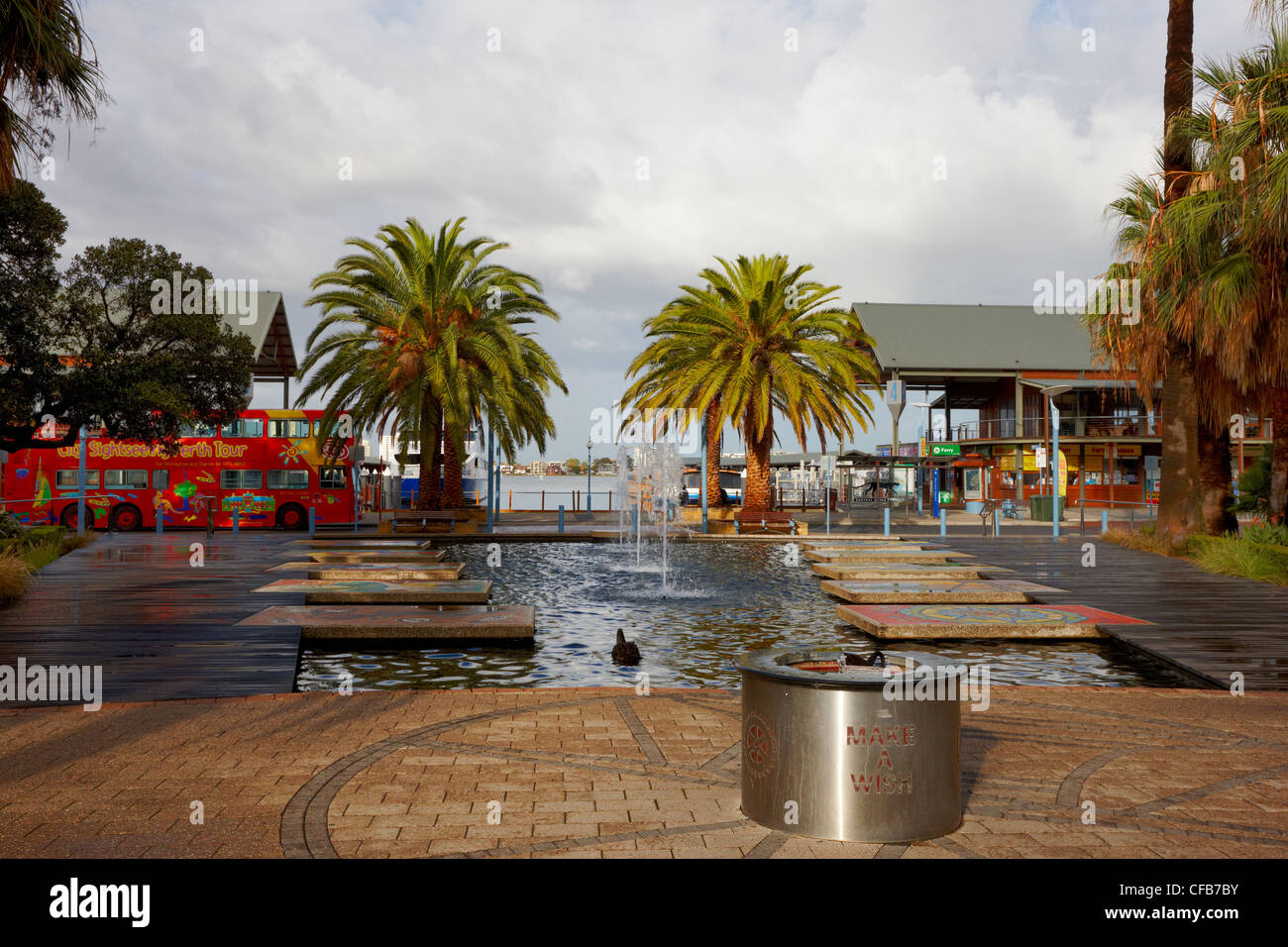 Campanile di Swan Plaza, Perth, Western Australia Foto Stock