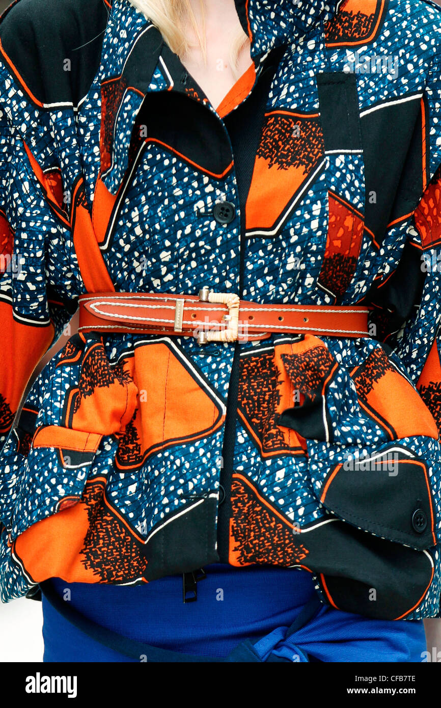 Burberry Prorsum London pronto a WearSpringSummer 2012 Foto Stock