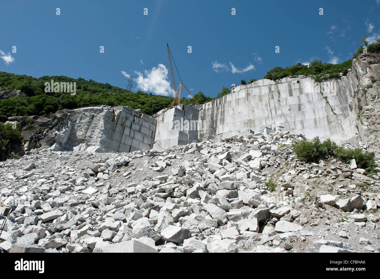 La Svizzera, Ticino, iragna, cava, granito, pietre, industria, miniere Foto  stock - Alamy