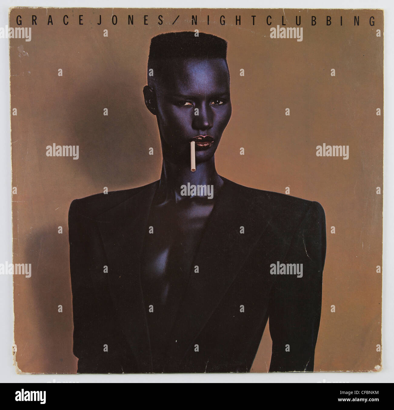 Grace Jones, Nightclubbing copertina album Foto Stock