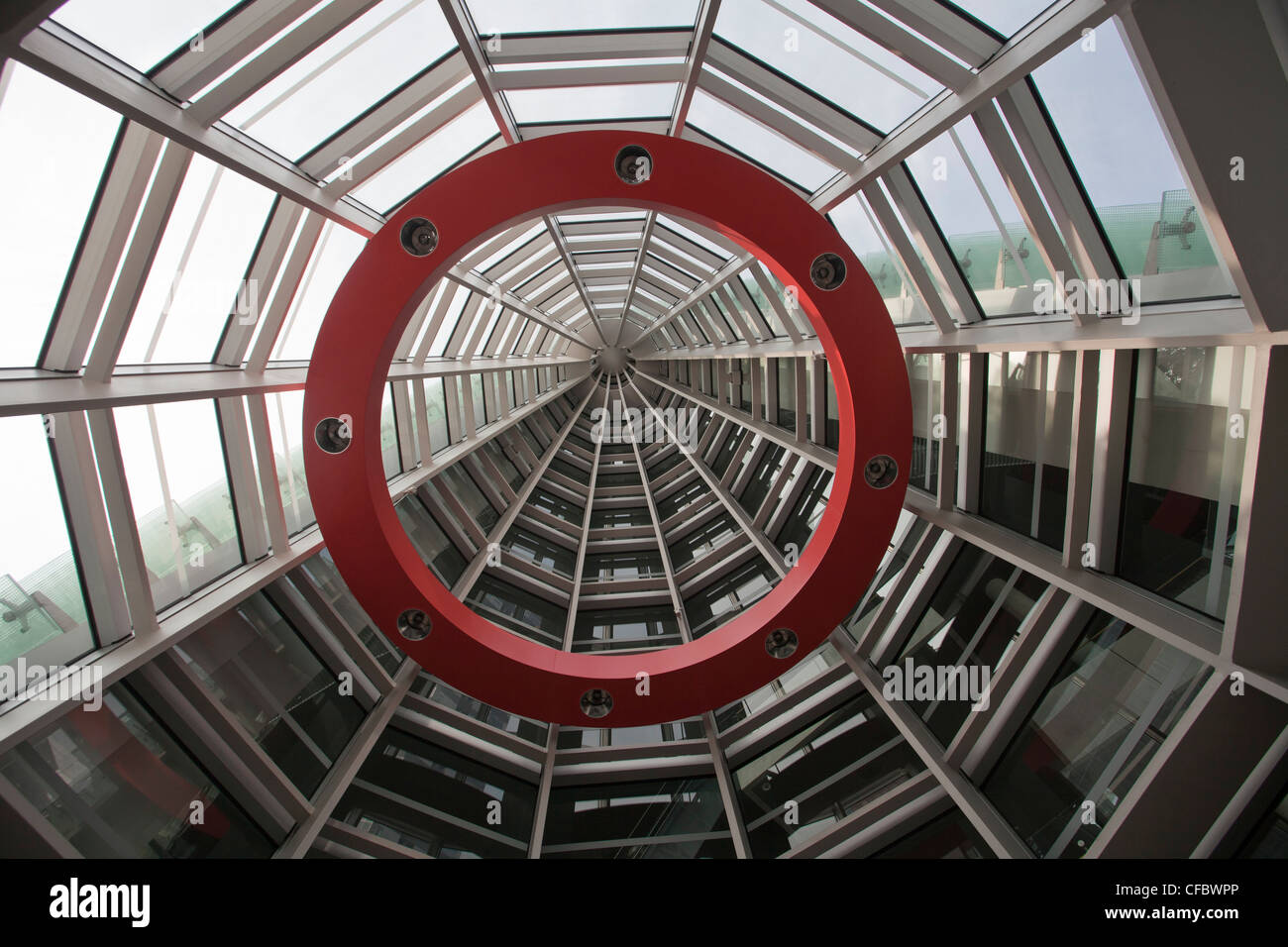 Giappone, Asia, Tokyo, città, National Art Center, facciata, ingresso, architettura, arte, soffitto, centro famoso, vetro, museo, nati Foto Stock