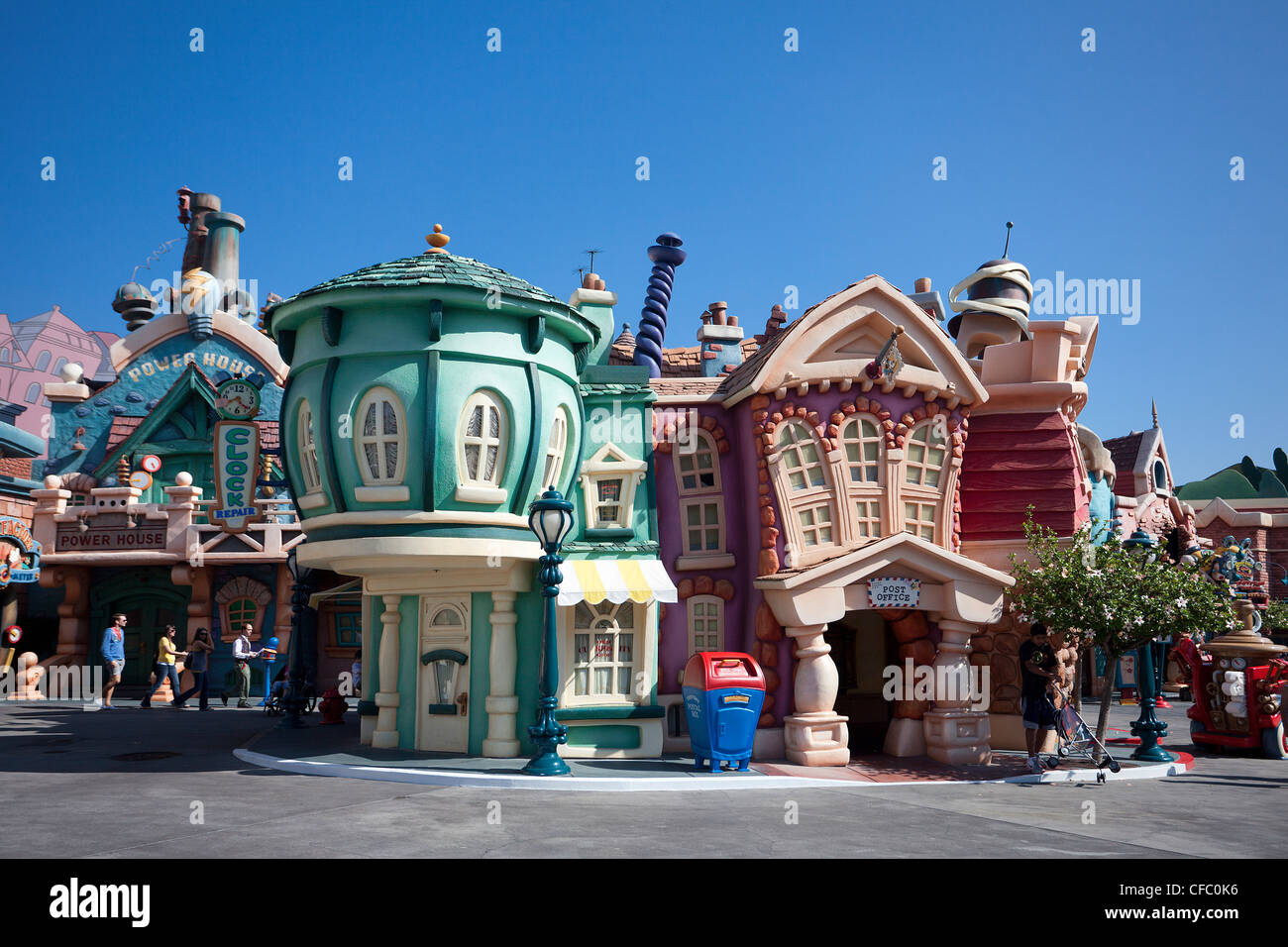 Stati Uniti d'America, Stati Uniti, America, California, Los Angeles, Città, Walt Disney Park, colorato, sogno, dreamland, Disney, Giochi, t Foto Stock