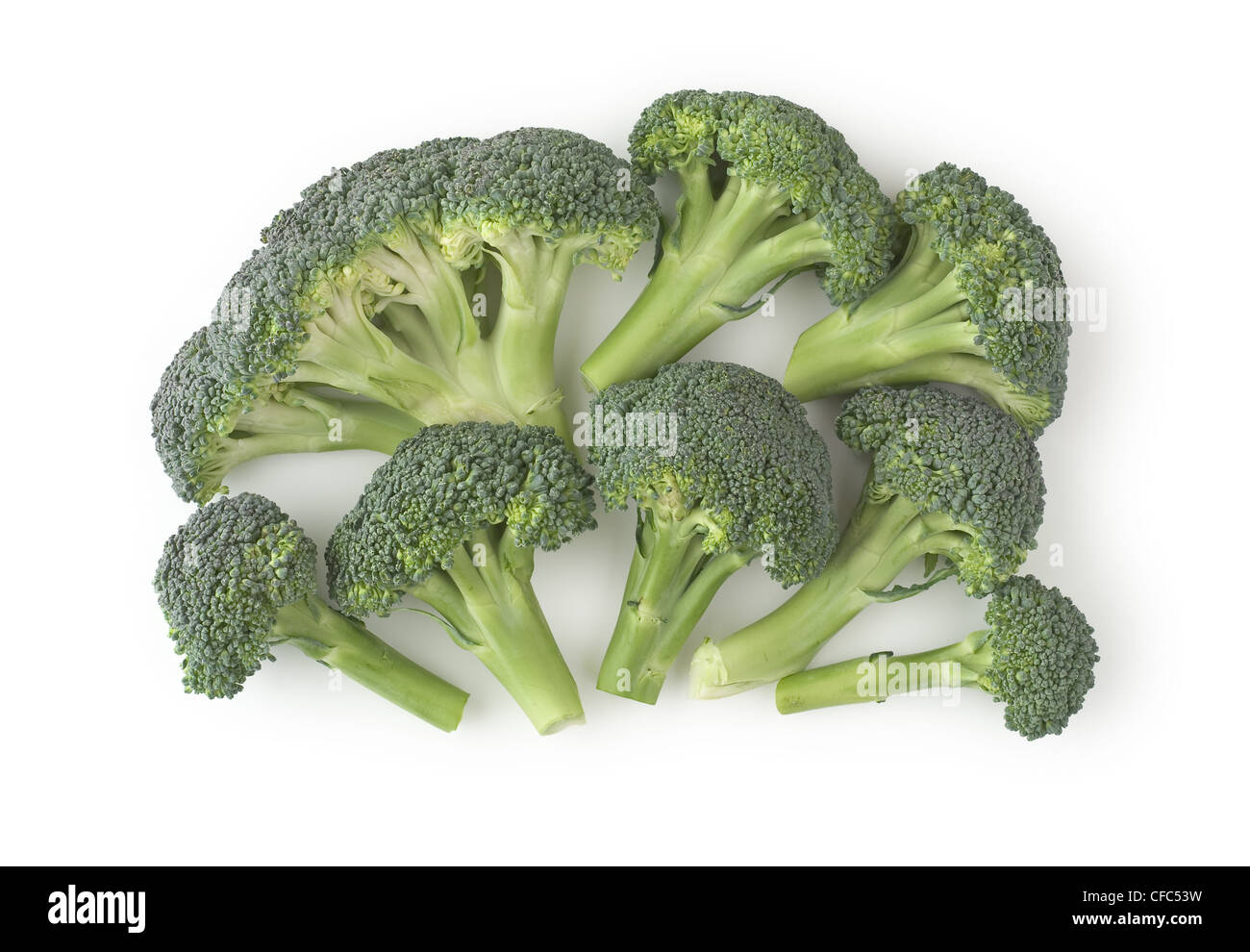 Broccoli come un sano e nutriente Foto Stock