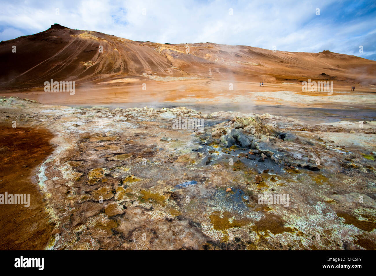 Namjafall, Hevrir, Islanda Foto Stock