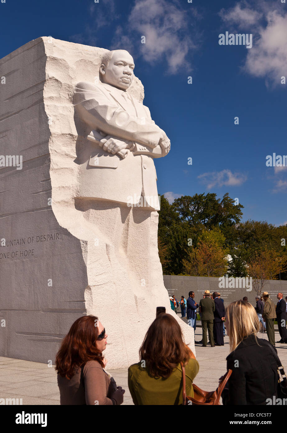 WASHINGTON DC, Stati Uniti d'America - Martin Luther King Jr. Memorial. Foto Stock