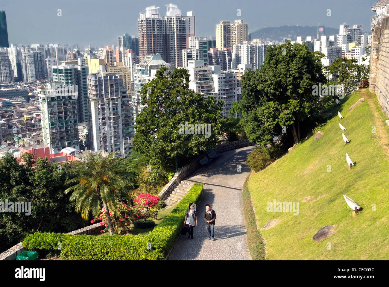 Cina - Macau SAR Guia Collina Parco municipale Foto Stock