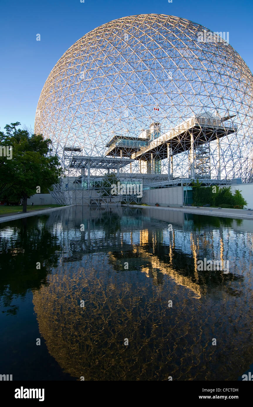 Biosfera di Montreal, Quebec, una cupola geodetica costruita