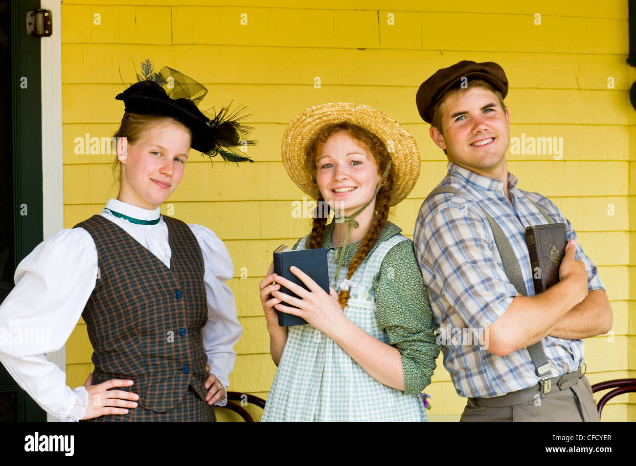 Reenactors, Avonlea Village, Cavendish, Prince Edward Island, Canada Foto Stock