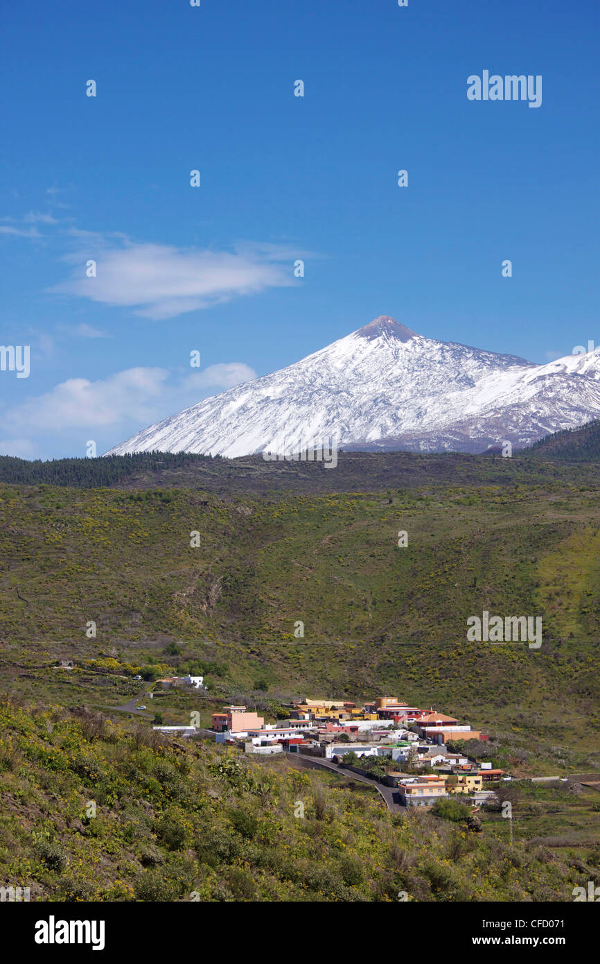 Il monte Teide, Tenerife, Isole Canarie, Spagna, Europa Foto Stock