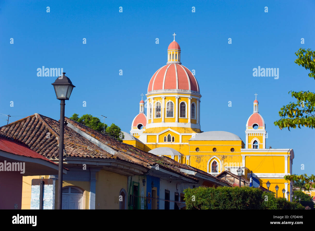 Cattedrale di Granada, fondata nel 1583, ricostruita nel 1915, Granada, Nicaragua america centrale Foto Stock