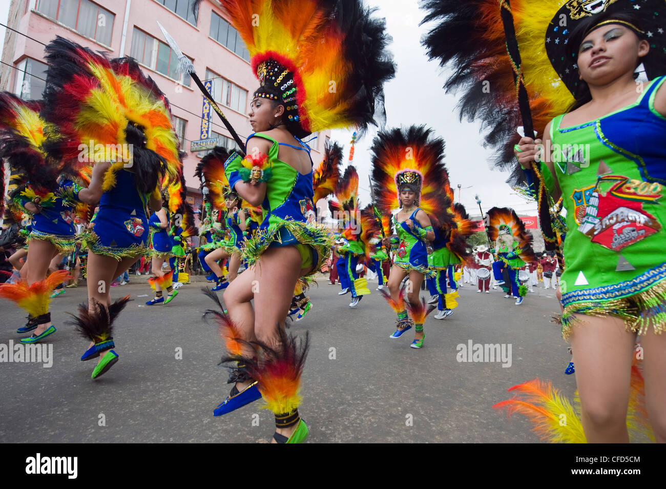 Sfilata di Carnevale di Oruro, Oruro, Bolivia, Sud America Foto Stock