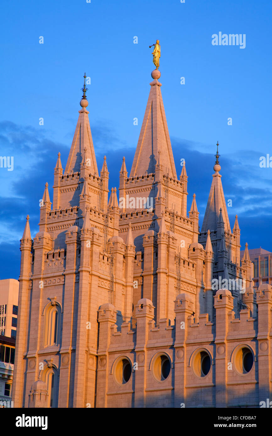 Tempio del lago salato sulla piazza del tempio immagini e fotografie