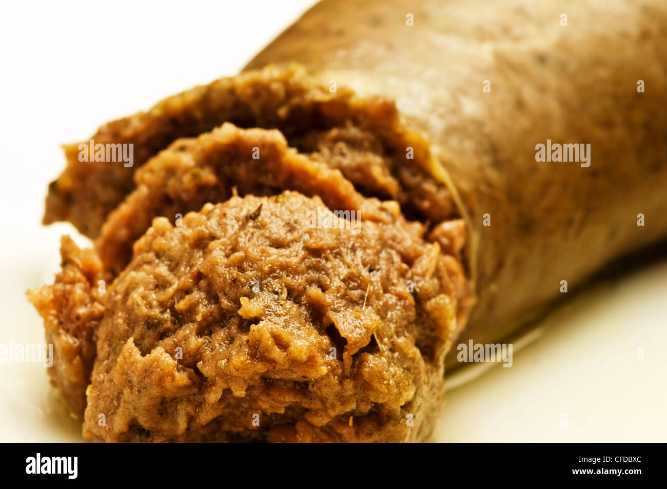 salsiccia di fegato Foto Stock