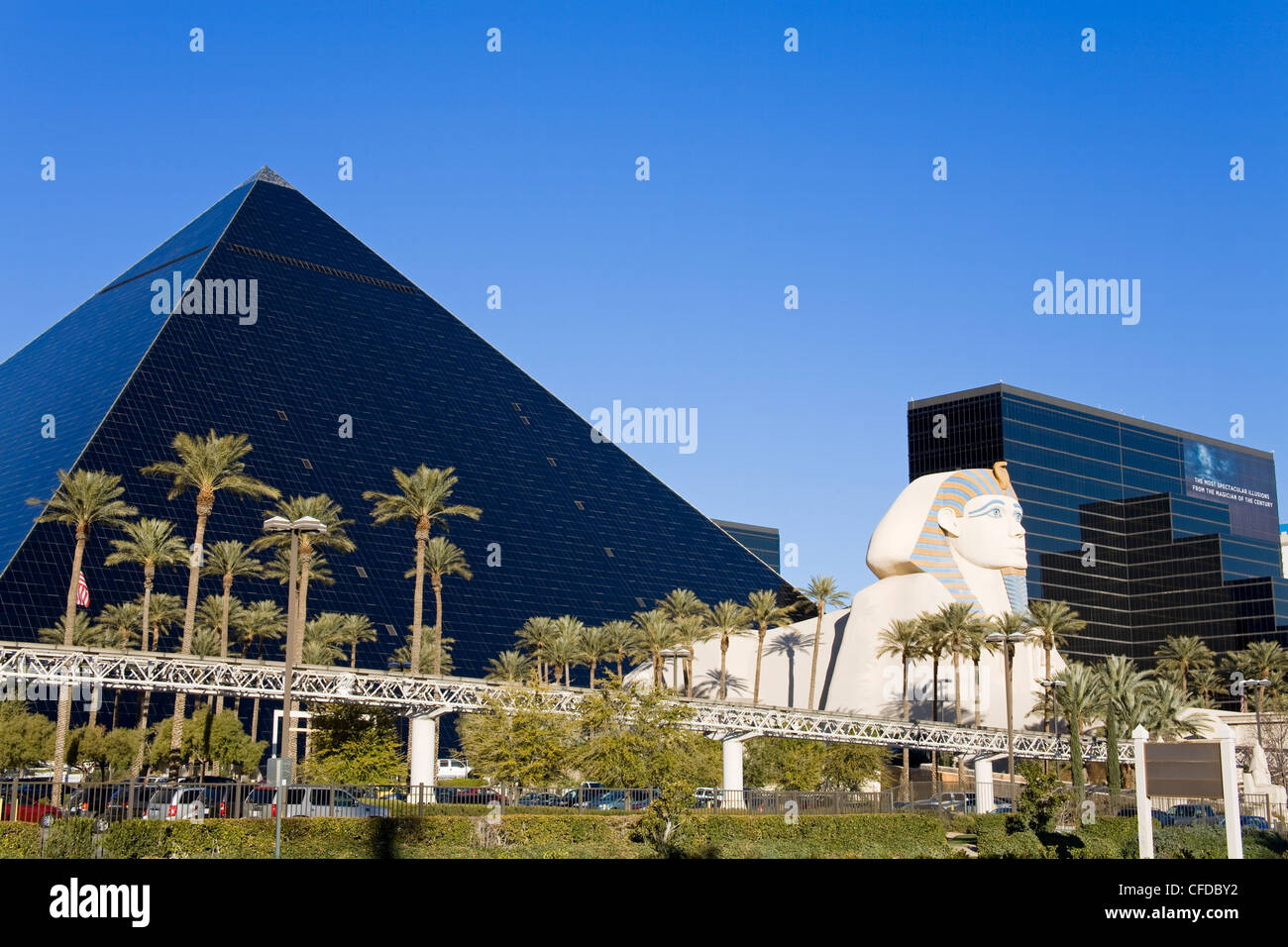 Il Luxor Hotel e Casinò di Las Vegas, Nevada, Stati Uniti d'America, Foto Stock