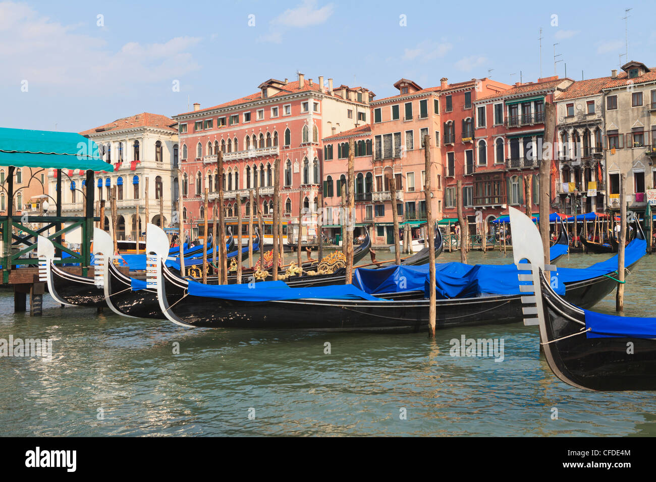 Il Grand Canal, Venezia, Sito Patrimonio Mondiale dell'UNESCO, Veneto, Italia, Europa Foto Stock