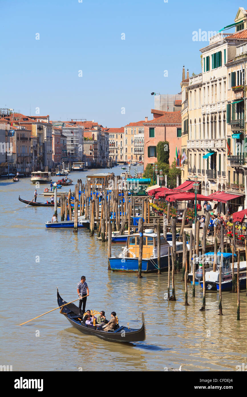 Grand Canal, Venezia, Sito Patrimonio Mondiale dell'UNESCO, Veneto, Italia, Europa Foto Stock