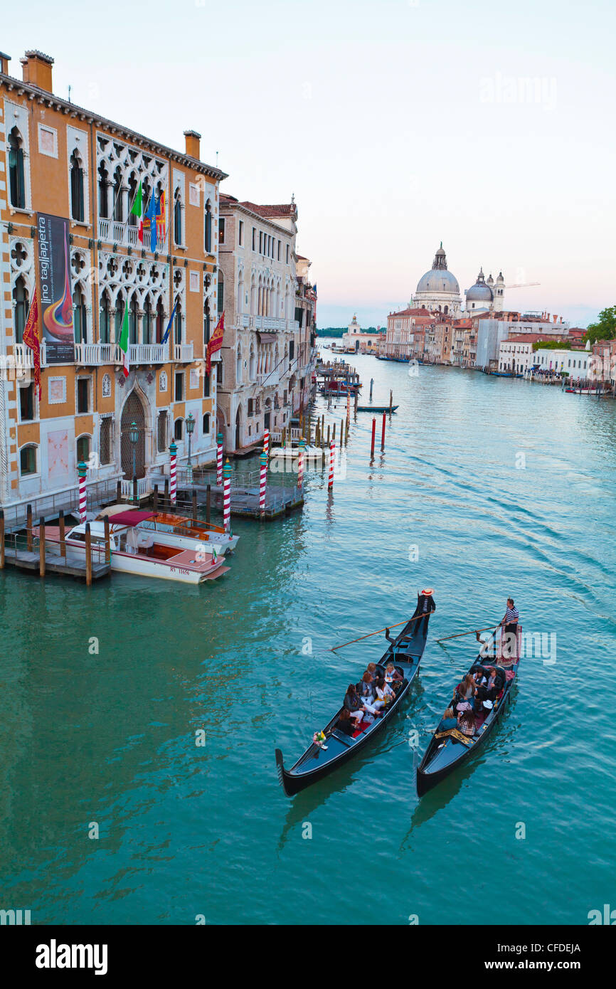 Grand Canal, Venezia, Sito Patrimonio Mondiale dell'UNESCO, Veneto, Italia, Europa Foto Stock