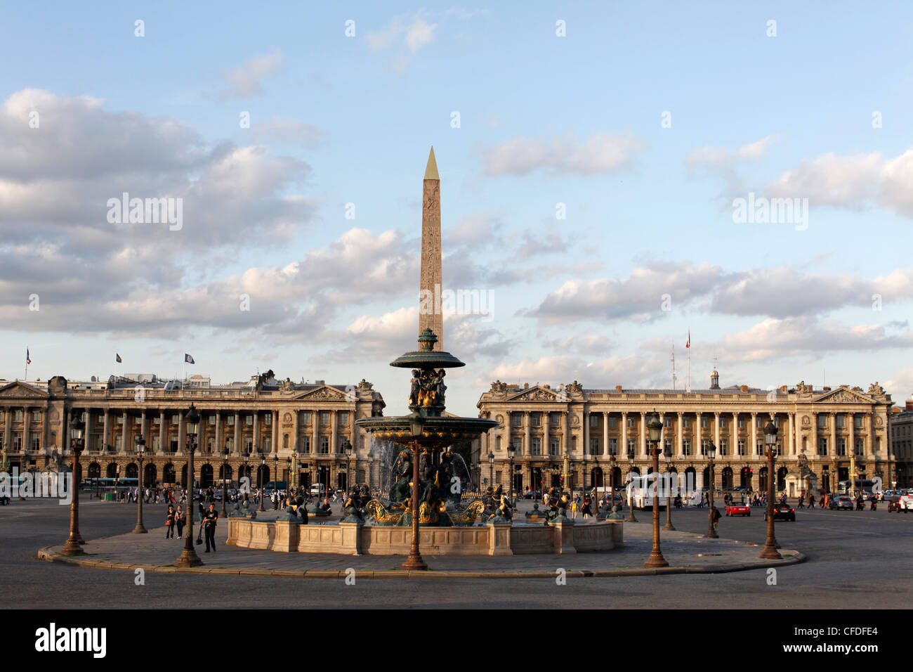 Place de la Concorde, Paris, Francia, Europa Foto Stock