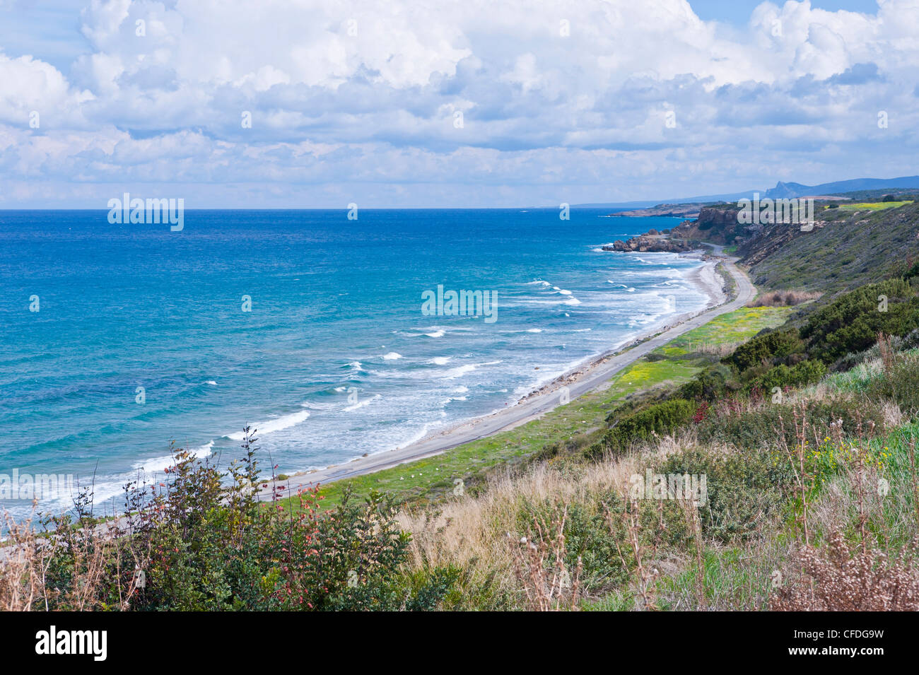 Penisola Karpas, parte turca di Cipro, Cipro, Europa Foto Stock
