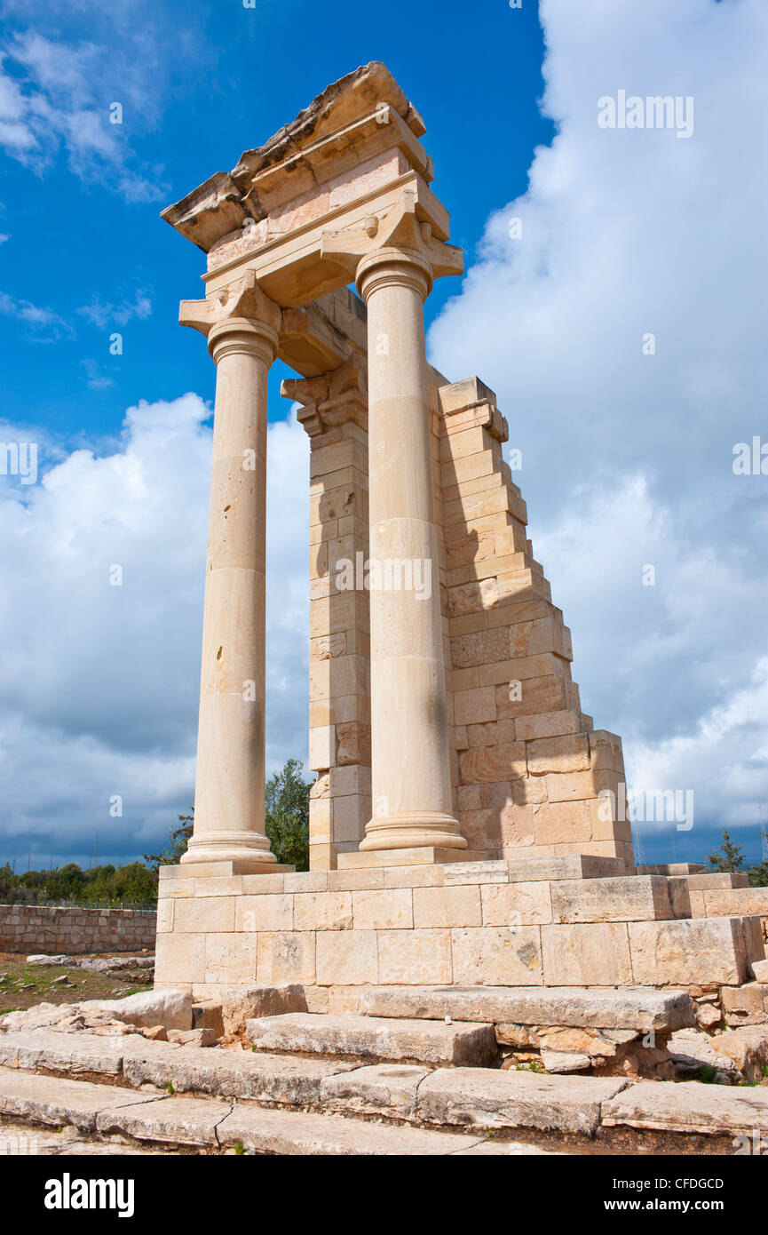 Santuario di Apollon Ylatis, Kourion, Cipro, Europa Foto Stock