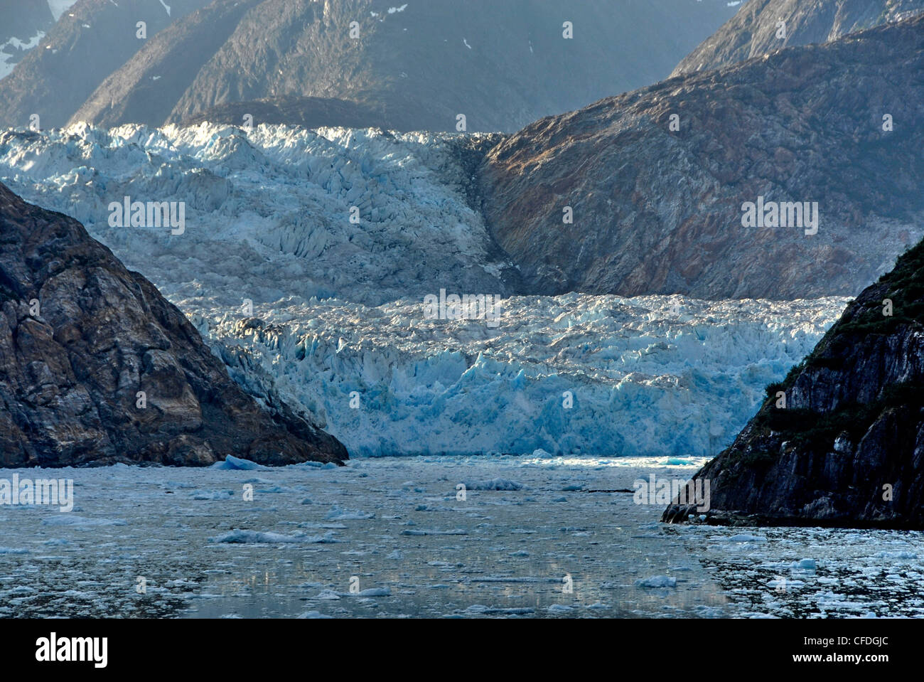 Sawyer ghiacciaio al capo di Tracy Arm Fjord vicino a Juneau in Alaska, Foto Stock