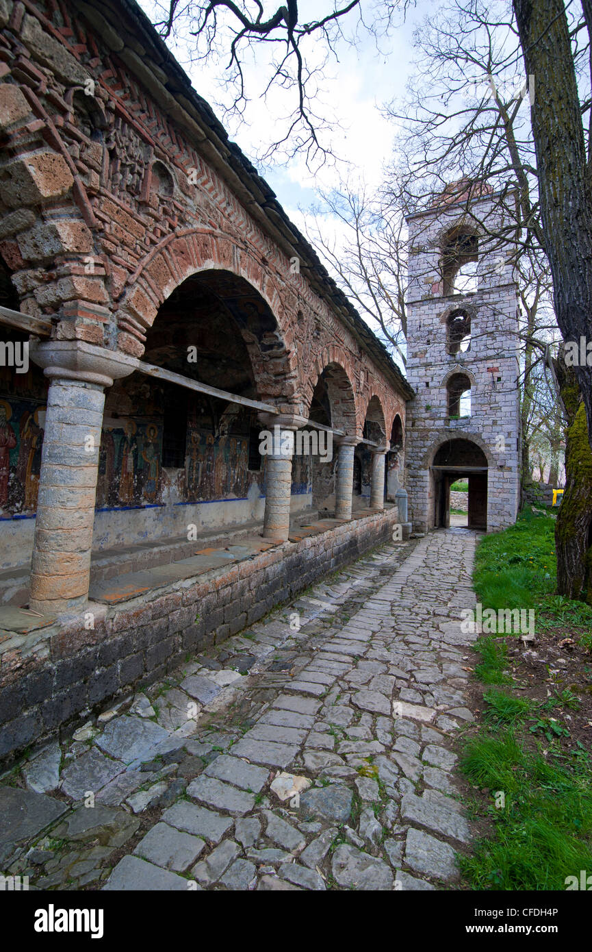 Antiche chiese ortodosse di Voskopoja, Albania, Europa Foto Stock