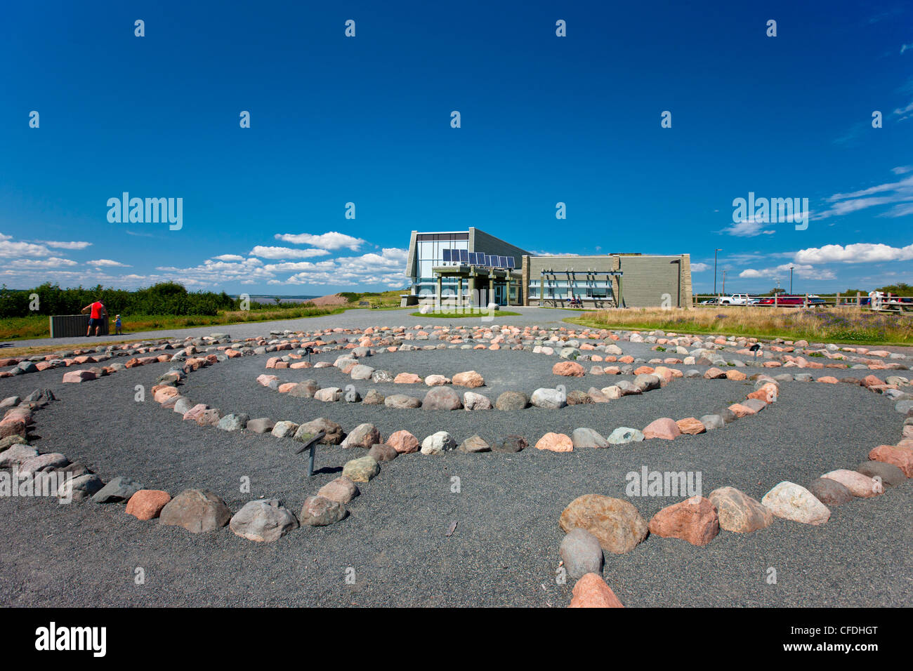 Fossili di Joggins Center : Patrimonio Mondiale UNESCO, Joggins, Nova Scotia, Canada Foto Stock