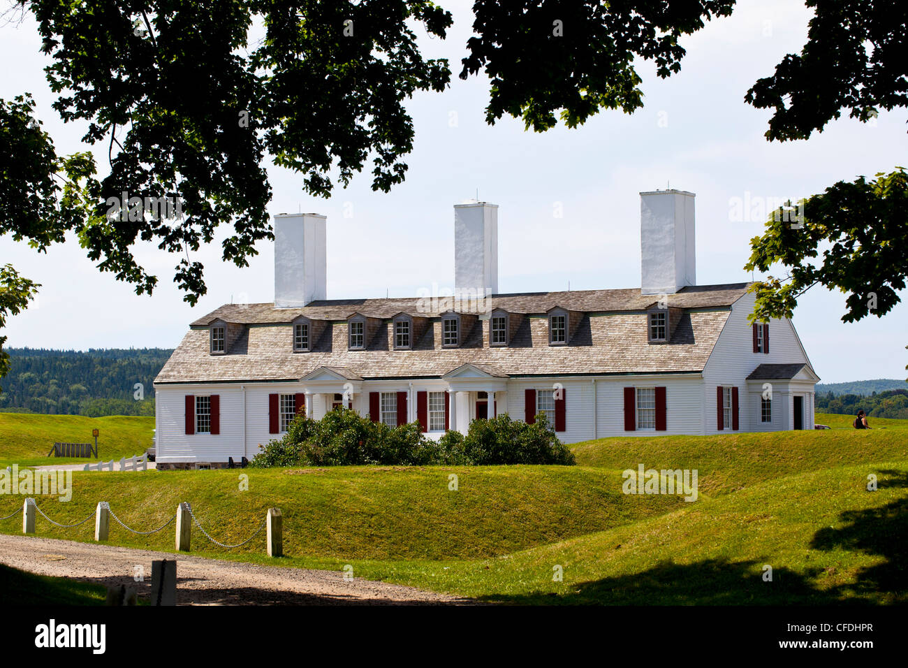 Fort Anne National Historic Site, Annapolis Royal Nova Scotia, Canada Foto Stock