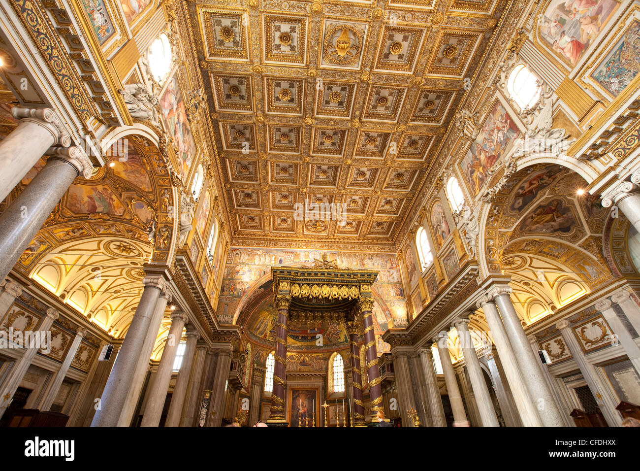 Basilica Papale - Santa Maria Maggiore sul Colle Esquilino, Roma, Lazio, l'Italia, Europa Foto Stock
