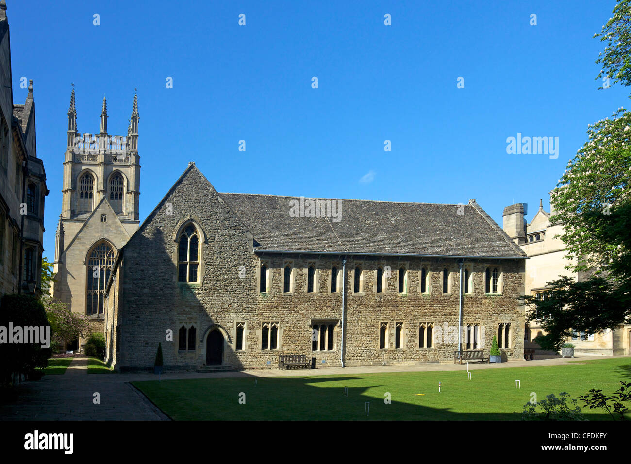 Merton College Chapel, Oxford University Oxford Oxfordshire, England, Regno Unito, Europa Foto Stock