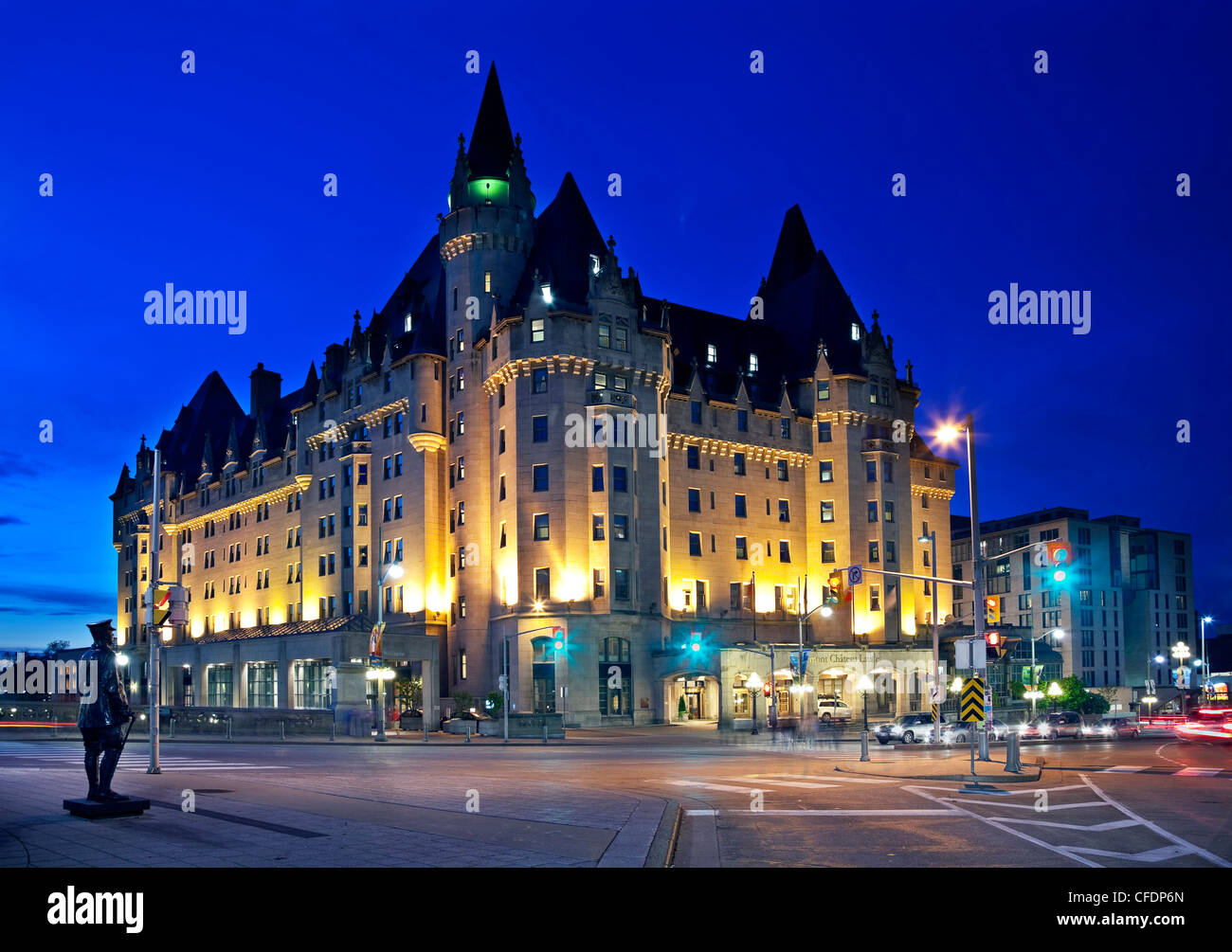 Fairmont Chateau Laurier Hotel Nel Centro Cittadino Di Ottawa Ontario Canada Foto Stock Alamy
