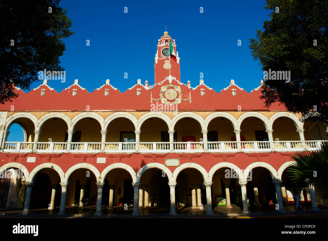 Palazzo Comunale, Piazza Indipendenza, Merida, Yucatan Stato, Messico Foto Stock