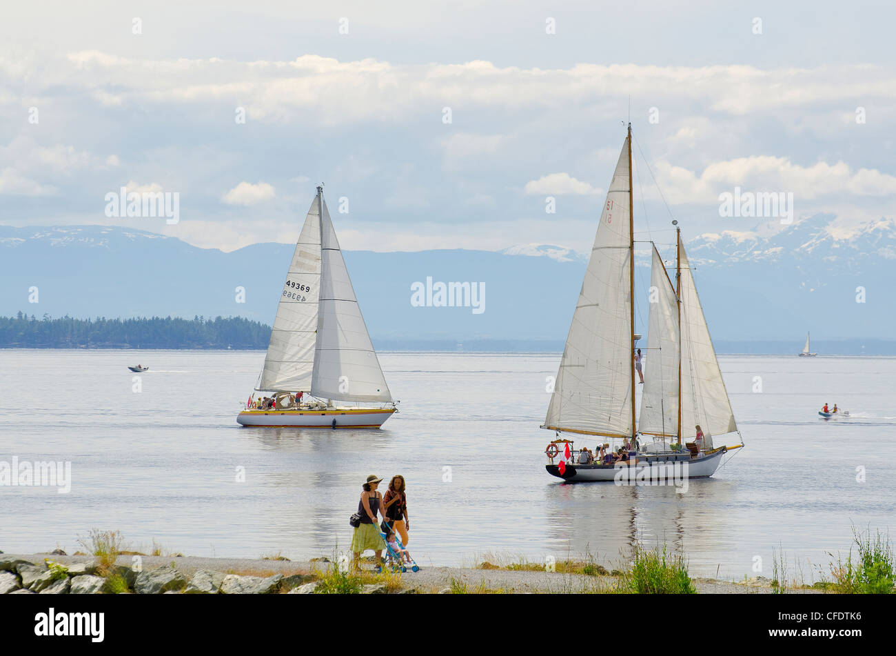 I barcaioli walkers godetevi l'estate MalaspinStraight off Foto Stock