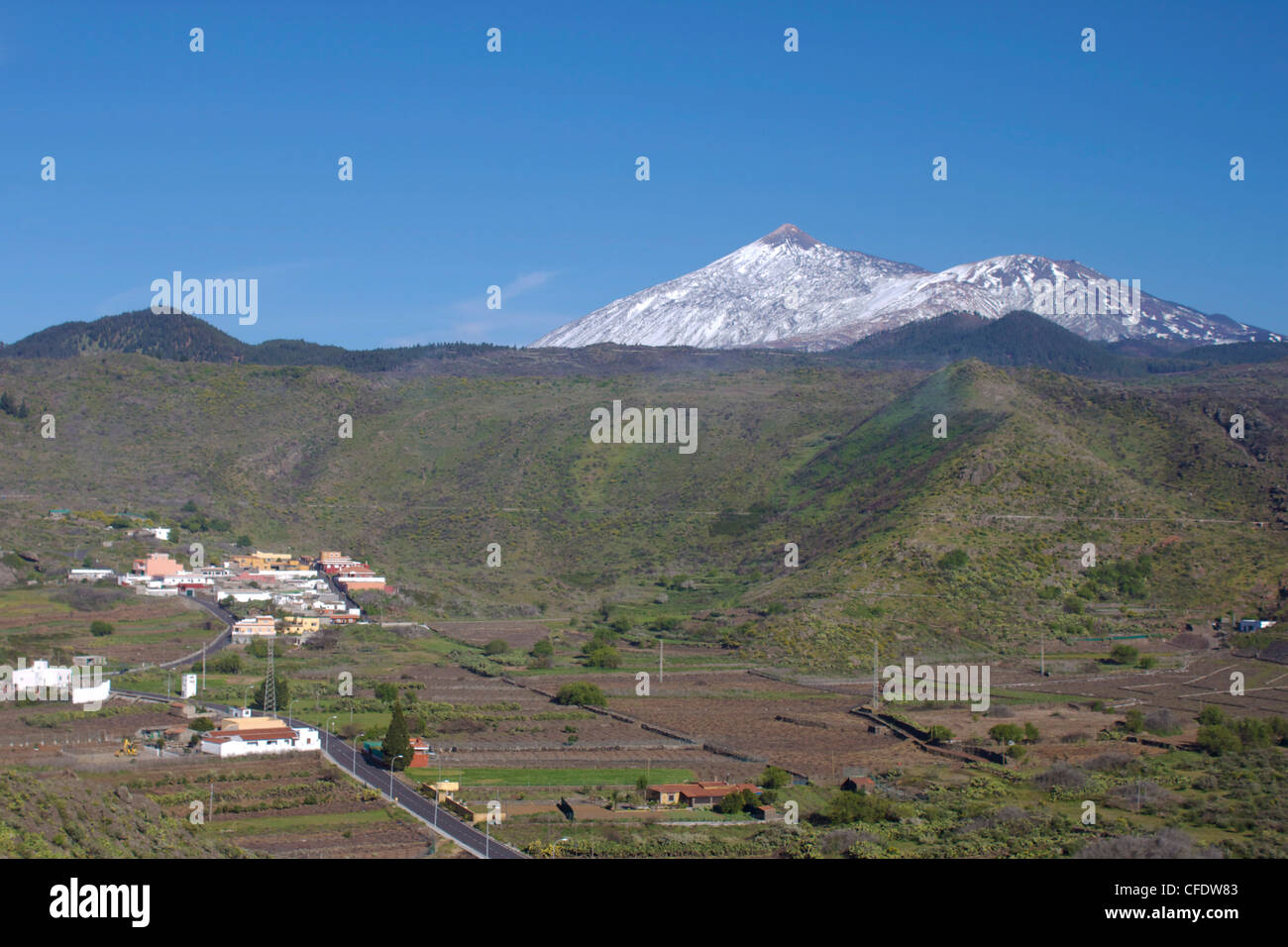 Il monte Teide, Tenerife, Isole Canarie, Spagna, Europa Foto Stock