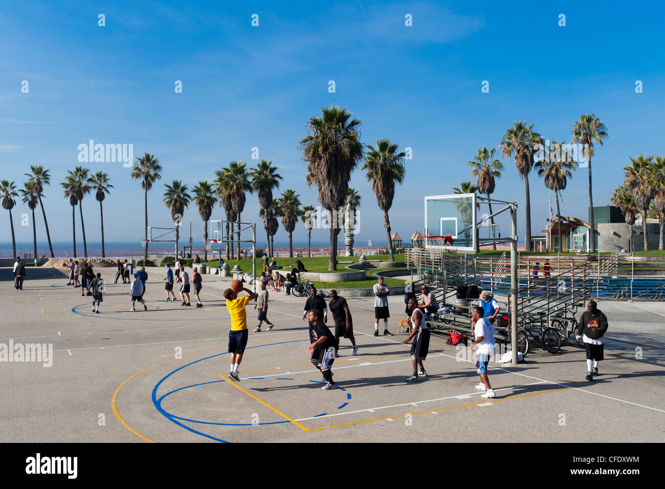 La spiaggia di Venezia, Los Angeles, California, Stati Uniti d'America, Foto Stock