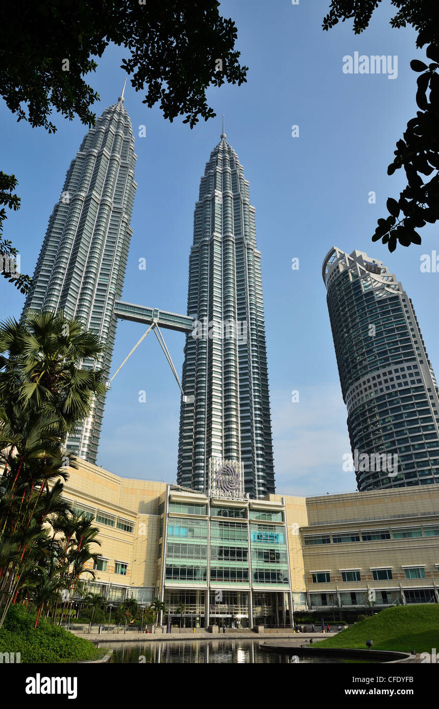 Petronas Twin Towers, Kuala Lumpur, Malesia, Asia sud-orientale, Asia Foto Stock