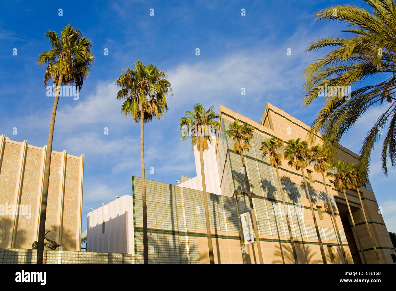 Los Angeles County Museum of Art on Wilshire Boulevard, Los Angeles, California, Stati Uniti d'America Foto Stock