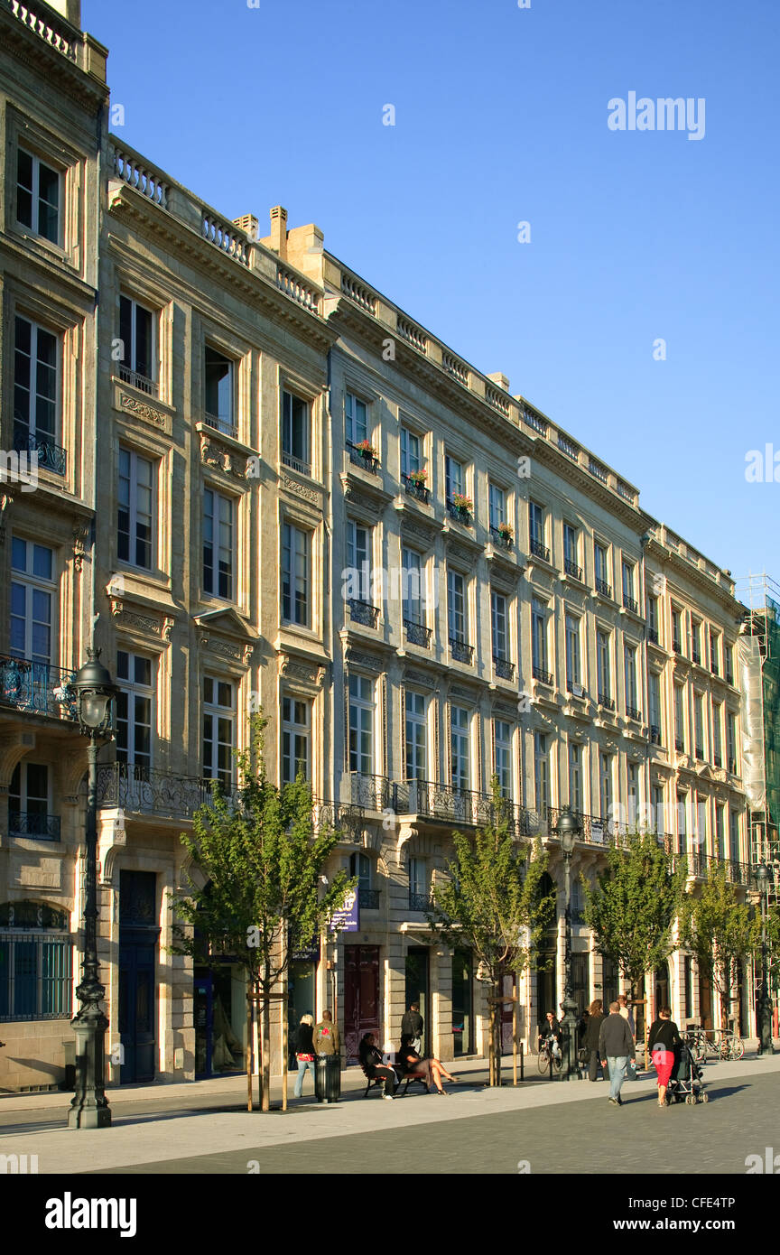 Cours du Chapeau Rouge Bordeaux Gironde Nouvelle-Aquitaine Francia Foto Stock