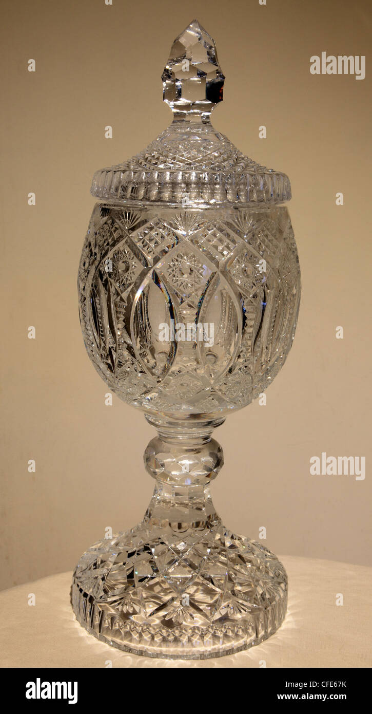 Waterford Crystal urna, xx secolo Foto Stock