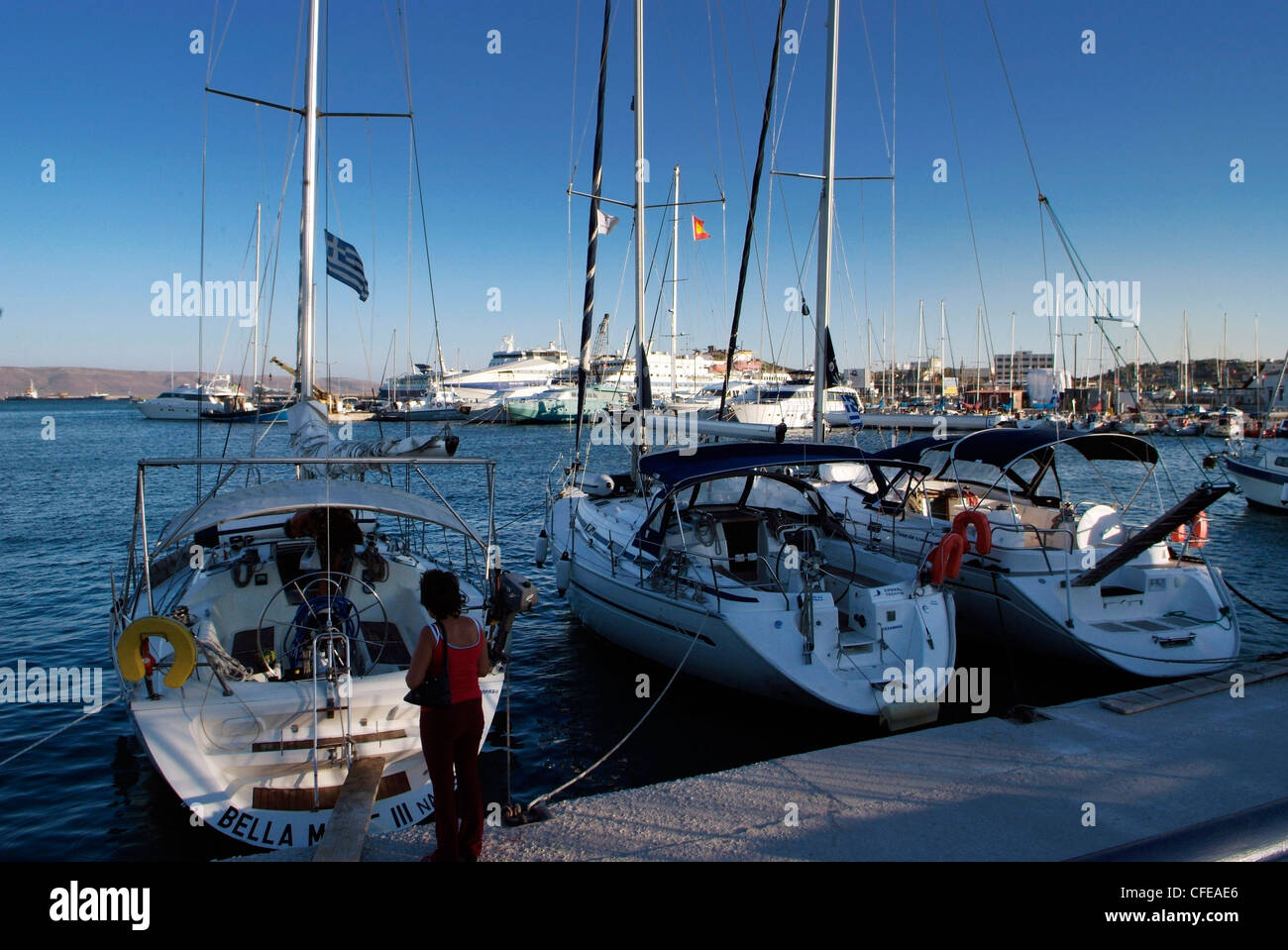 Grecia costa AthensEast Lavrio Foto Stock