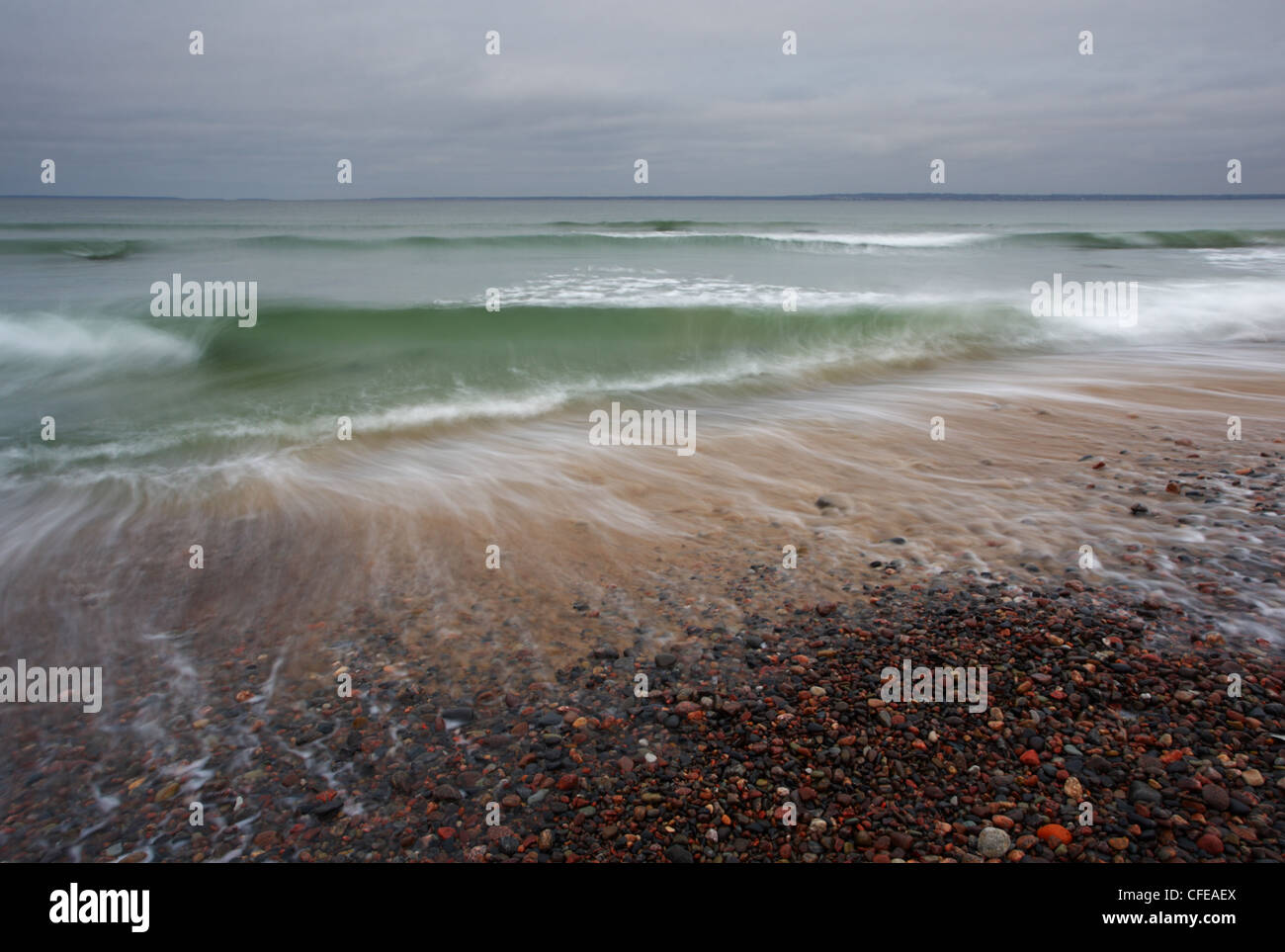 Mar baltico in Estonia, Europa Foto Stock