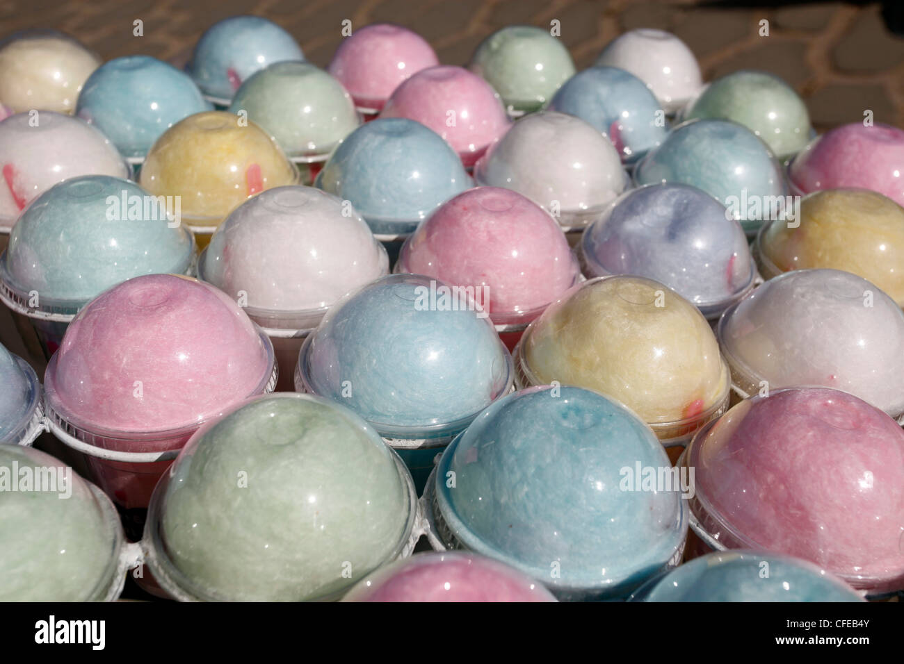 Candy Floss in Gyeongju, Corea del Sud Foto Stock