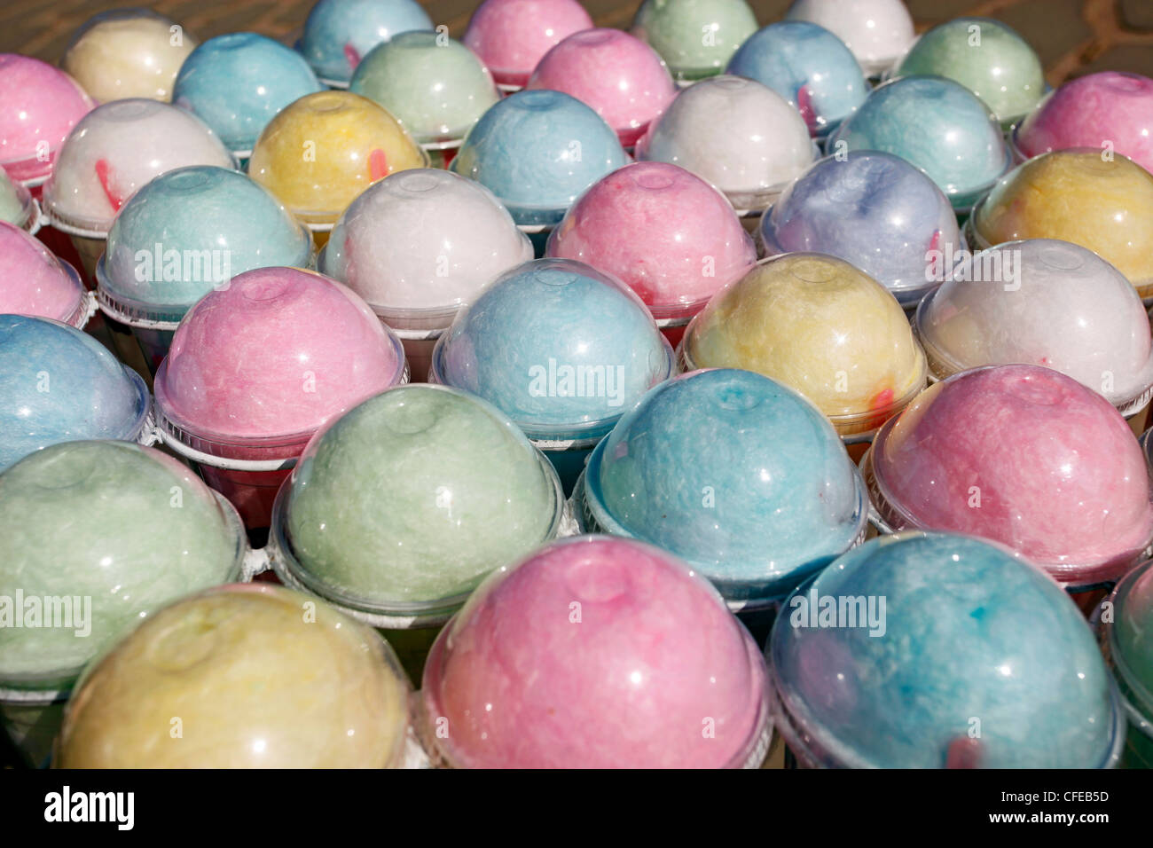 Candy Floss in Gyeongju, Corea del Sud Foto Stock