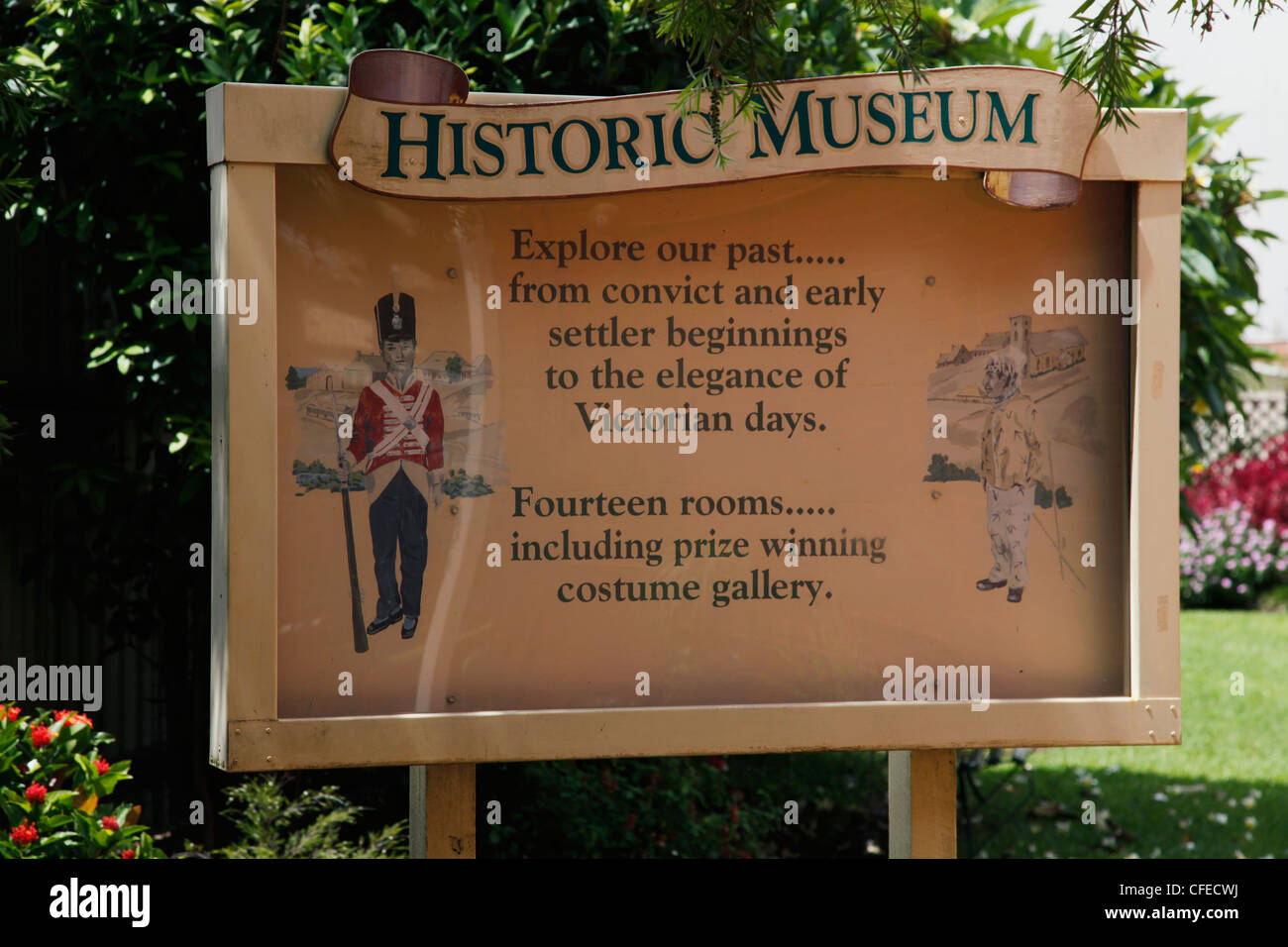 Il museo storico della ex colonia penale di Port Macquaire nel Nuovo Galles del Sud, Australia Foto Stock