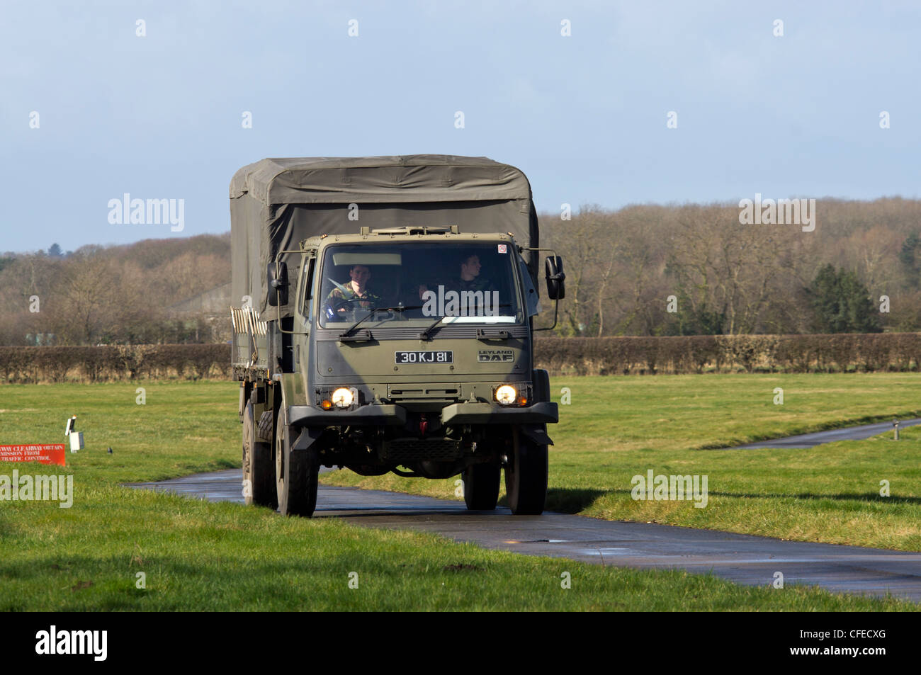 British army truck Foto Stock